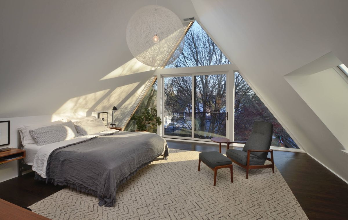 Pendant light attic room